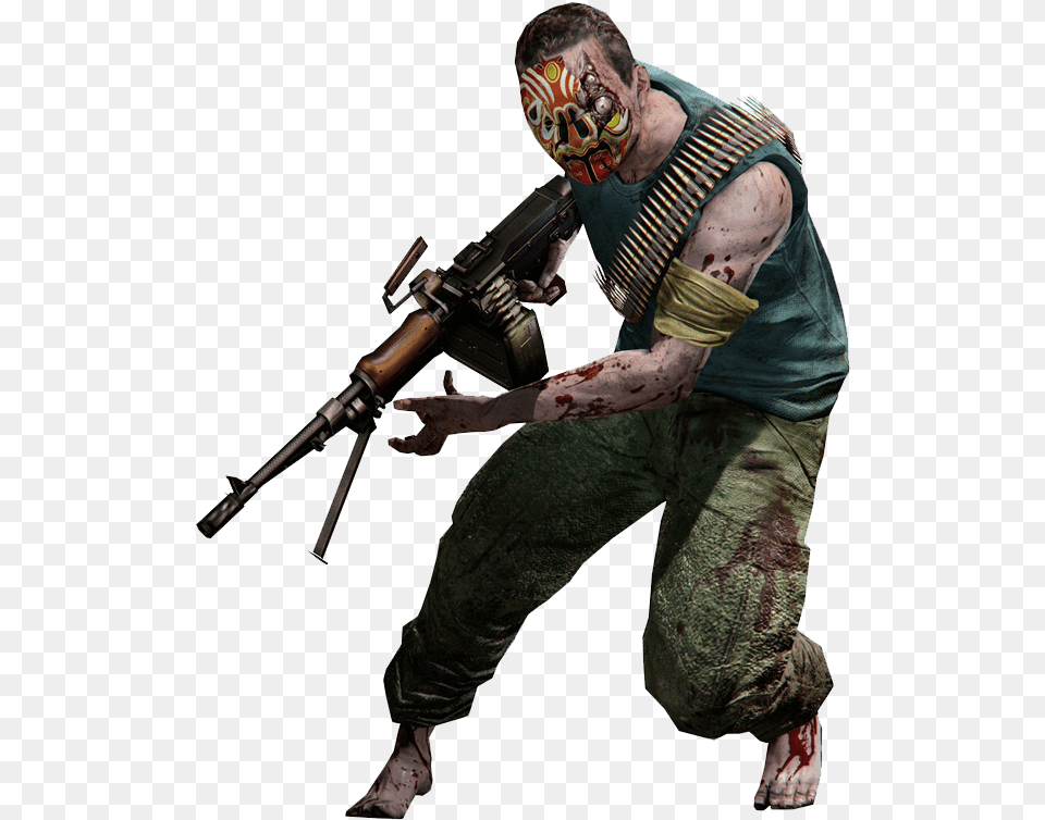 Resident Evil 6 Zombie New, Weapon, Firearm, Rifle, Person Free Transparent Png