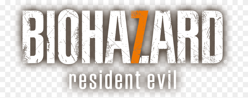Resident Evil 7 Logo 3 Image Resident Evil Biohazard, License Plate, Transportation, Vehicle, Blackboard Free Transparent Png