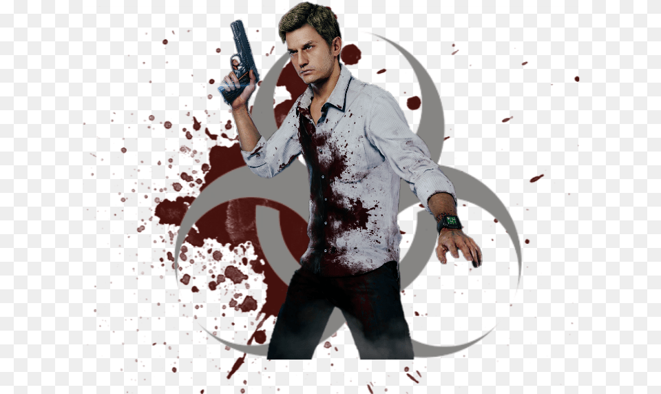 Resident Evil Ethan Transparent, Weapon, Firearm, Gun, Handgun Png Image