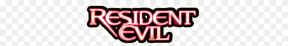 Resident Evil Logo Transparent Image, Light, Neon, Dynamite, Weapon Free Png