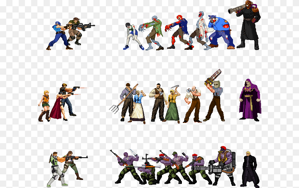 Resident Evil Mugen Resident Evil Custom Figures, Person, Man, Male, Adult Free Png