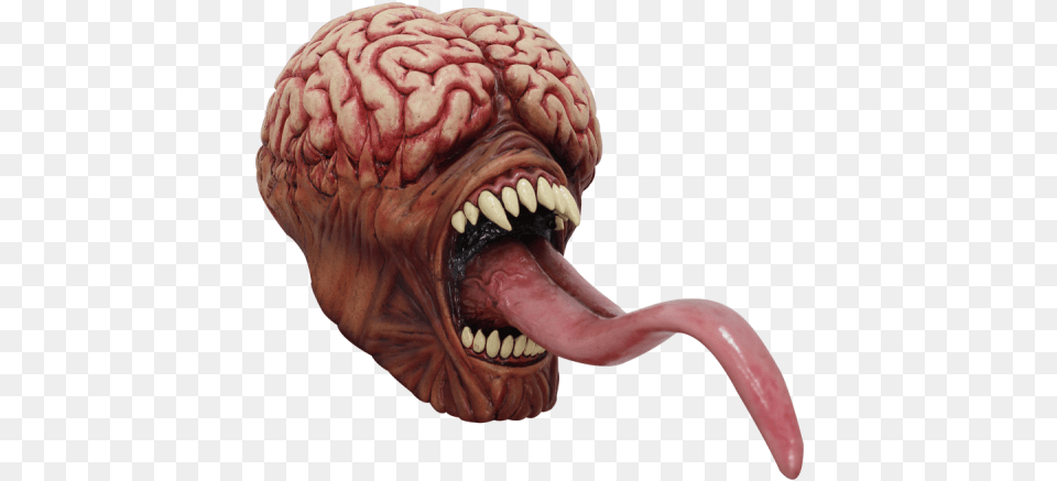 Resident Evil Nemesis Licker Mask Halloween Mask, Body Part, Mouth, Person, Tongue Free Png Download