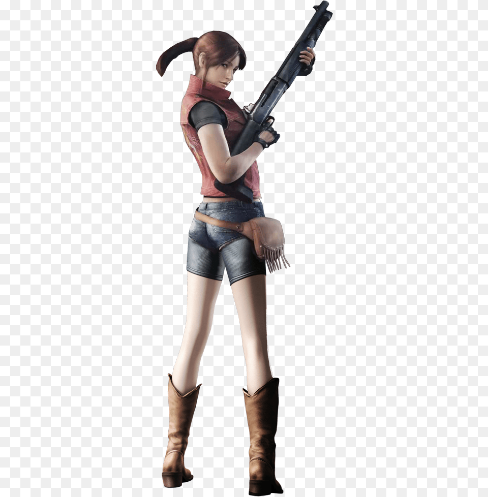 Resident Evil Operation Raccoon City Claire, Adult, Weapon, Person, Gun Png