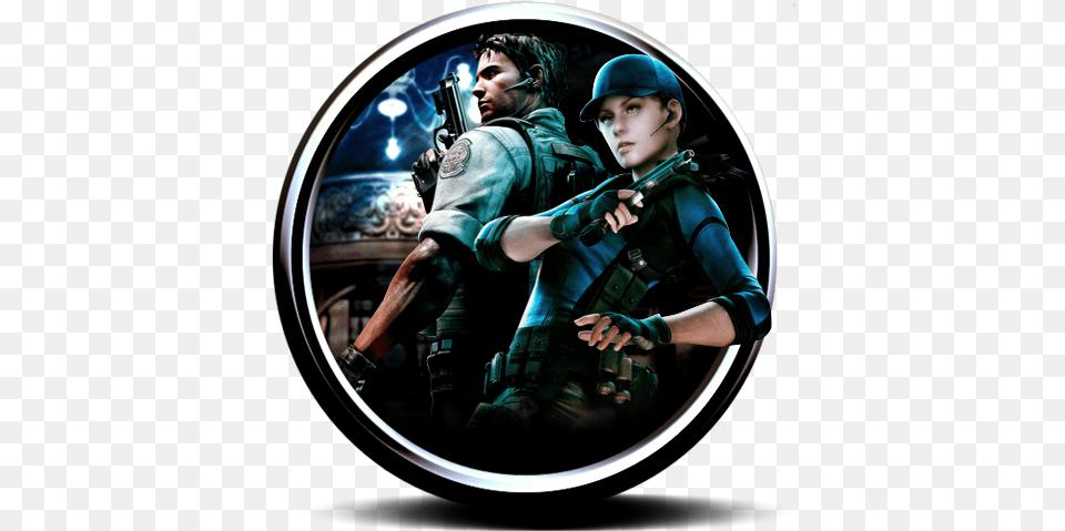 Resident Evil Remaster Circle Icon Resident Evil 5 Gold Edition, Photography, Adult, Male, Man Free Png