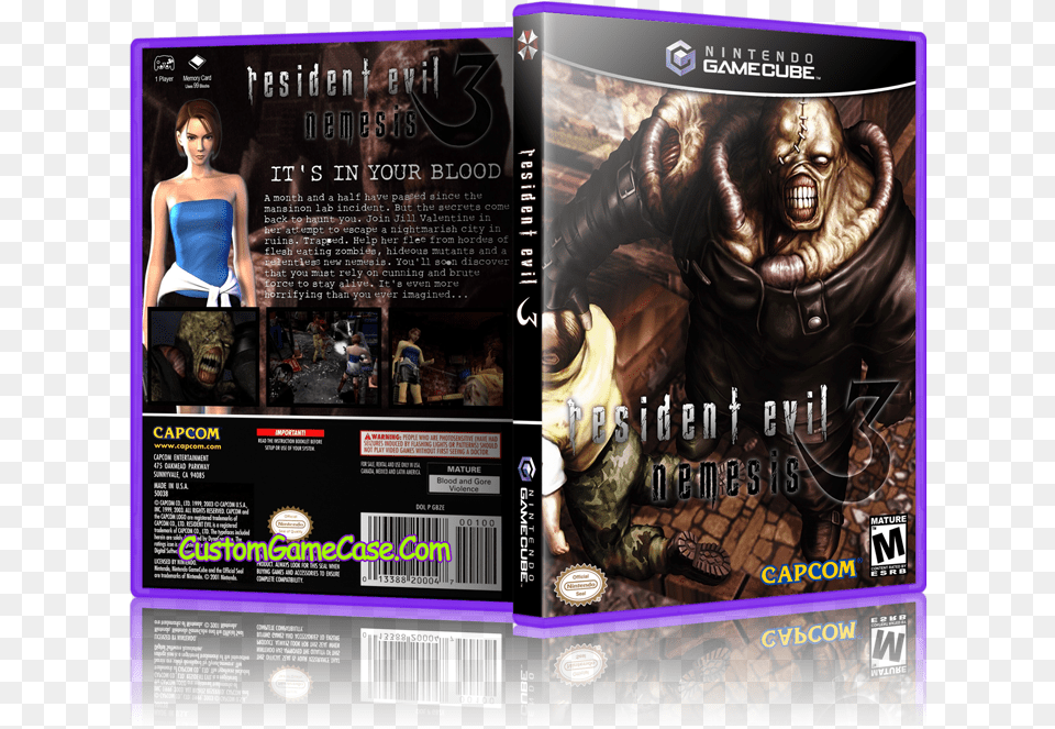 Resident Evil Resident Evil 3 Nemesis Gamecube Gc, Adult, Publication, Person, Woman Free Transparent Png