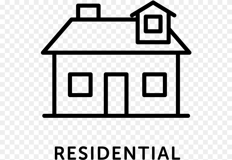 Residential, Gray Png