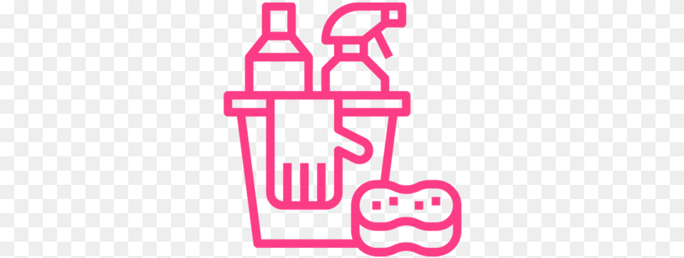 Residential Cleaning Services Pink Cleaning Service Logo, Bottle, Shaker, Dynamite, Weapon Free Transparent Png