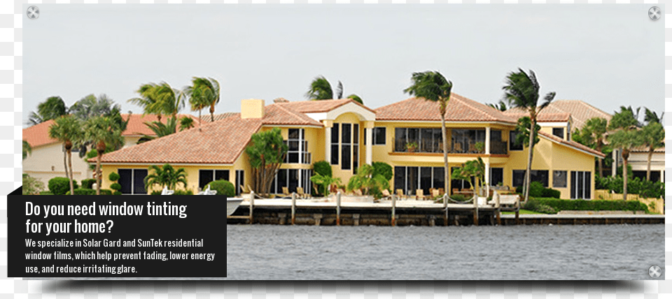 Residential Window Tinting Florida, Architecture, Water, Villa, Resort Free Png Download