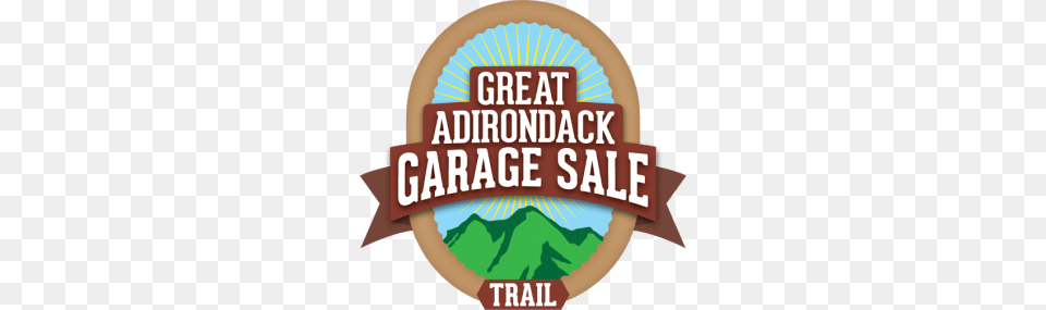 Residents Invited To Register For Great Adirondack Garage Sale, Badge, Logo, Symbol, Advertisement Png