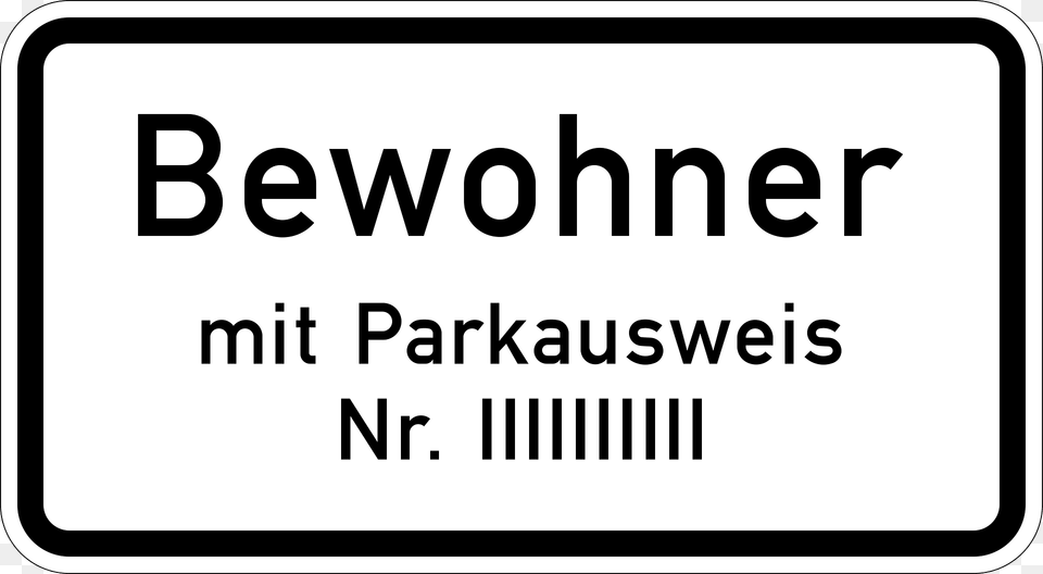 Residents With Permit No  Only Clipart, Sign, Symbol, Text, White Board Png Image