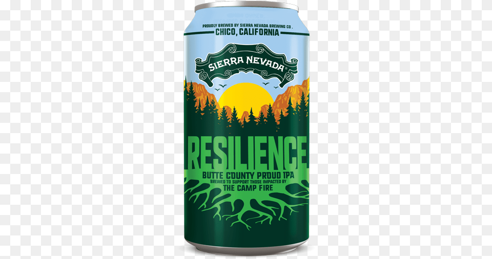 Resilience Beer Sierra Nevada, Alcohol, Beverage, Lager, Can Png Image