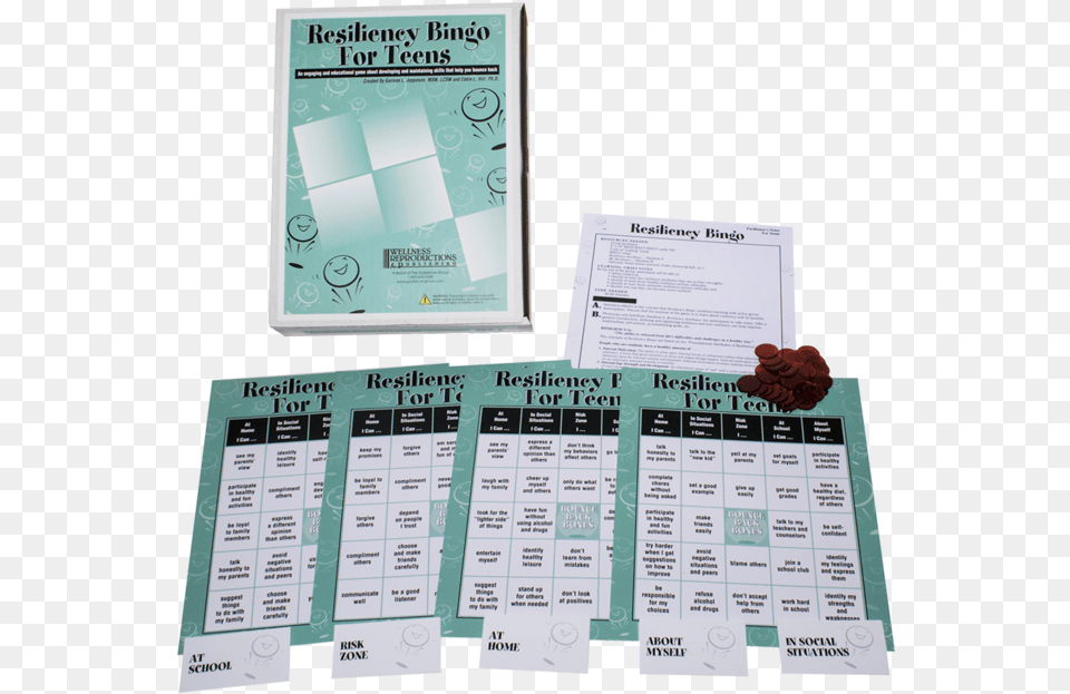 Resiliency Bingo Game For Teensdata Rimg Lazy Board Game Adult Self Awareness, Text Png