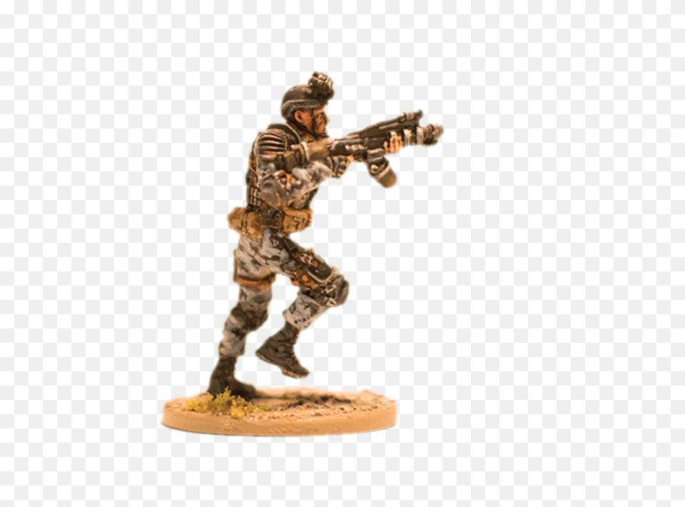 Resistance For Terminator Genisys The Miniatures Game Soldier, Figurine, Person, Face, Head Png Image