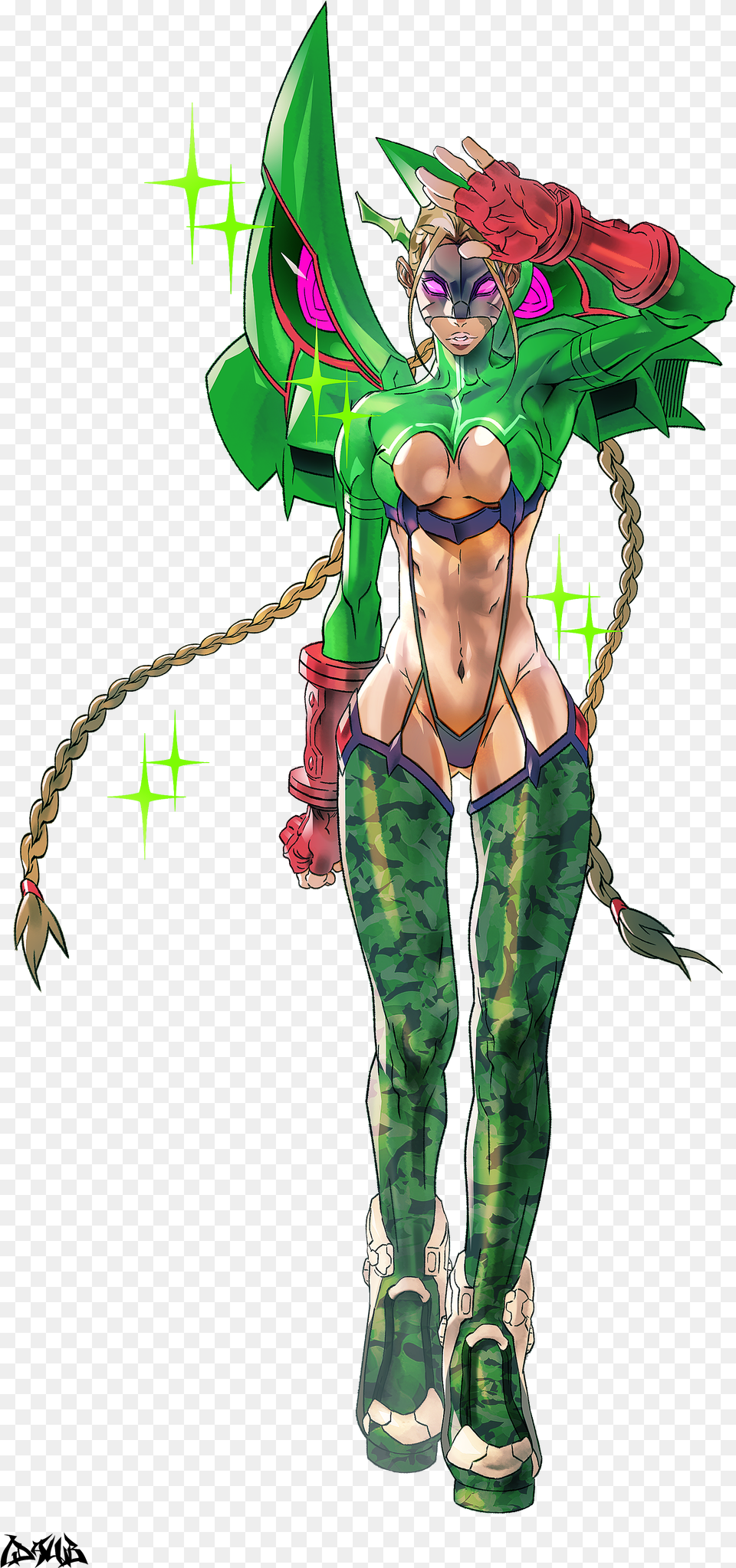 Resized To 36 Of Original Cammy Super Street Fighter Art Free Png Download