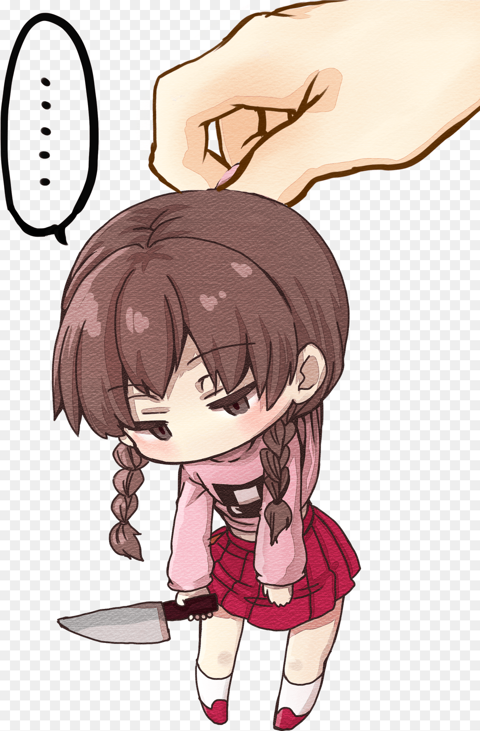 Resized To 42 Of Original Yume Nikki Madotsuki Chibi, Book, Comics, Publication, Baby Free Png Download