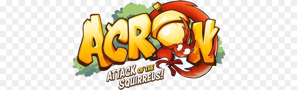 Resolution Games Acron Attack Of The Squirrels Logo, Bulldozer, Machine Free Png Download