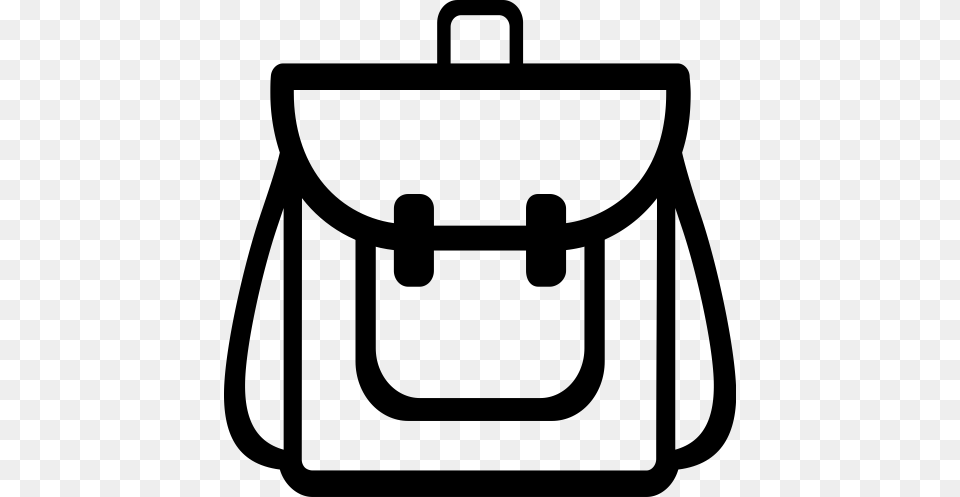 Resource Bag Backpack Icon With And Vector Format For Gray Free Png Download