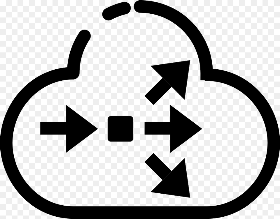 Resources Icon Cloud Load Balancer Icon, Recycling Symbol, Stencil, Symbol, Device Png Image