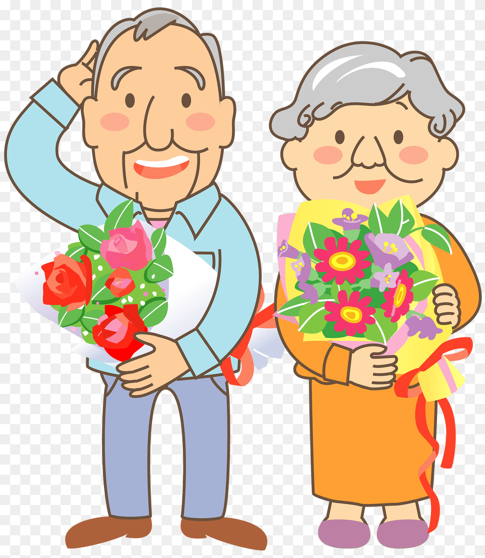 Respect For The Aged Day Clipart, Art, Graphics, Plant, Flower Bouquet Free Png