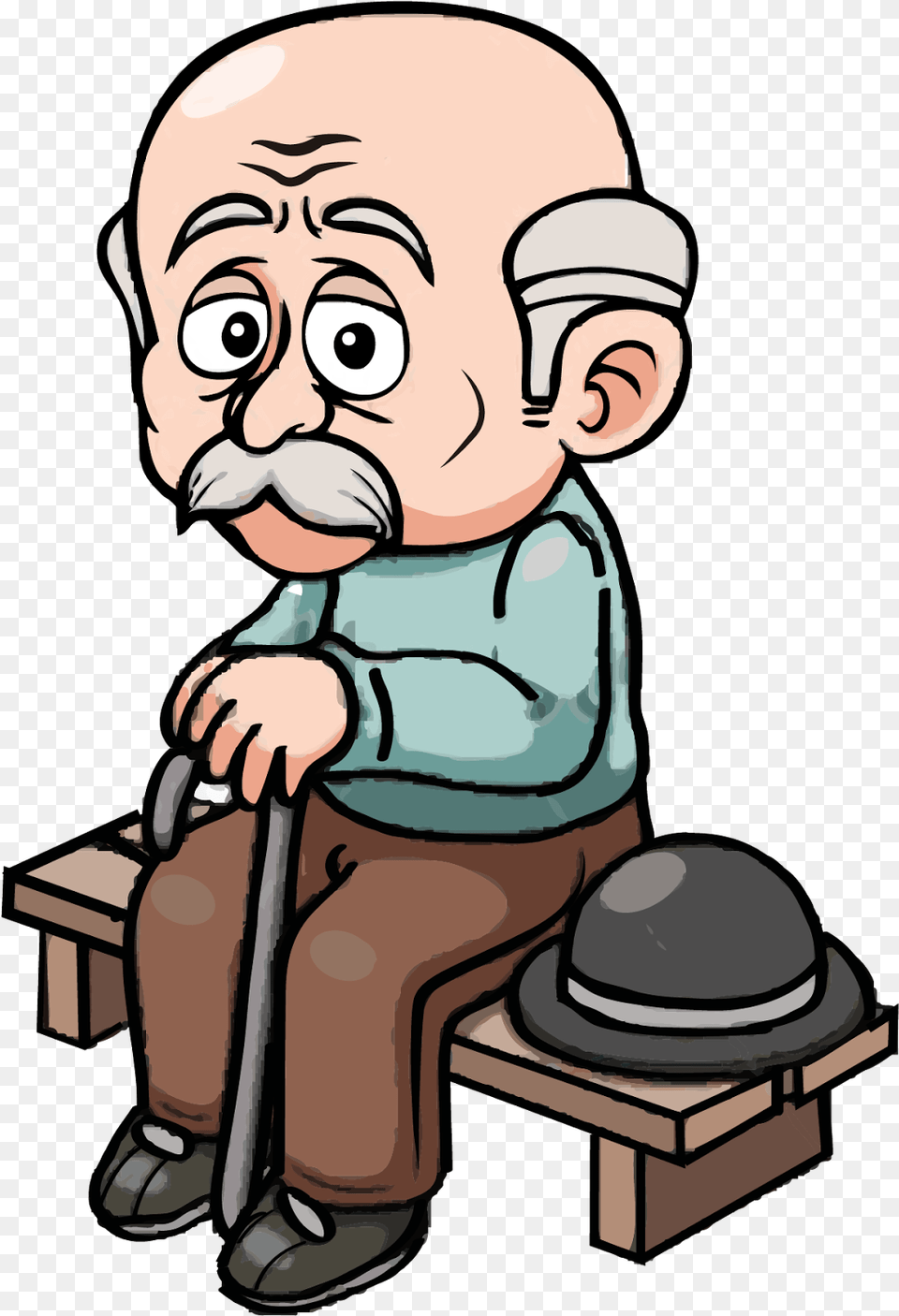 Respect Yourself Enough To Walk Away From Anything Imagenes De Un Abuelo Caricatura, Baby, Person, Photography, Face Free Png