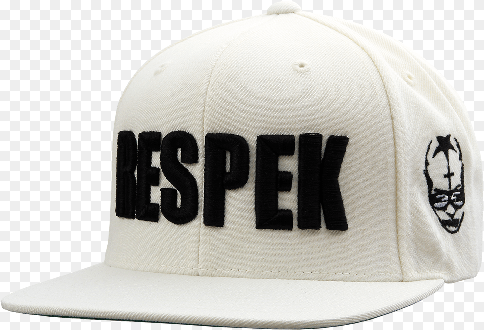 Respek White Snapback, Baseball Cap, Cap, Clothing, Hat Free Png Download