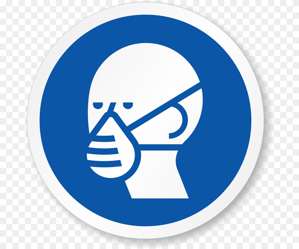 Respirator Required Signs Wear Your Respirator Signs, Body Part, Hand, Person Free Transparent Png