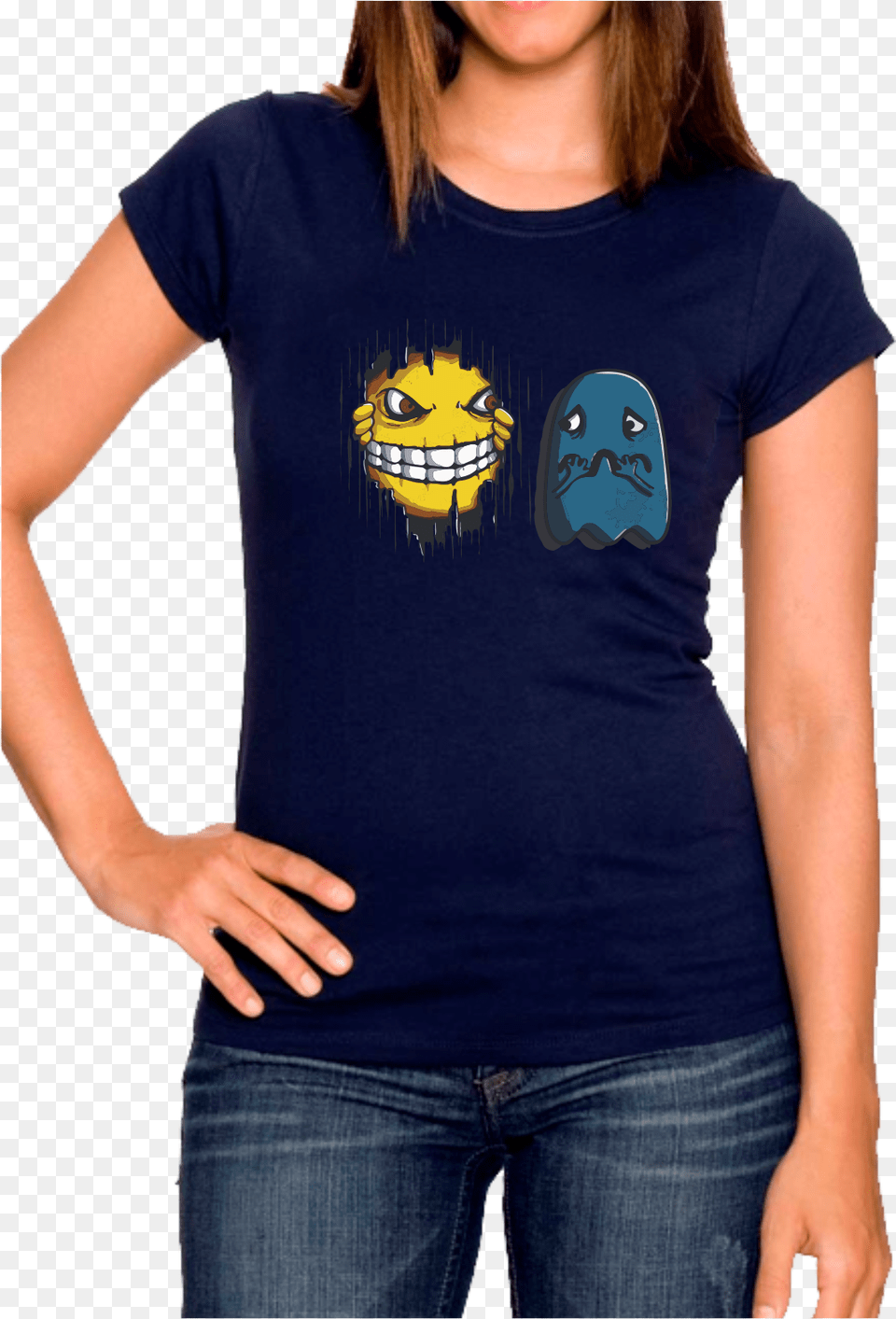 Resplandor Chica Ladies Nypd T Shirt, Clothing, T-shirt, Adult, Person Png Image