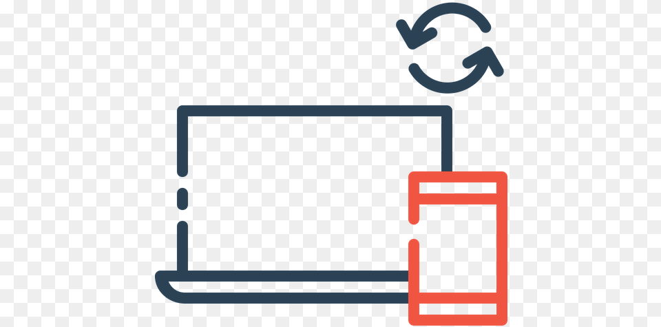 Responsive Icon Of Line Style Available In Svg Eps Horizontal, Computer Hardware, Electronics, Hardware, Screen Free Png