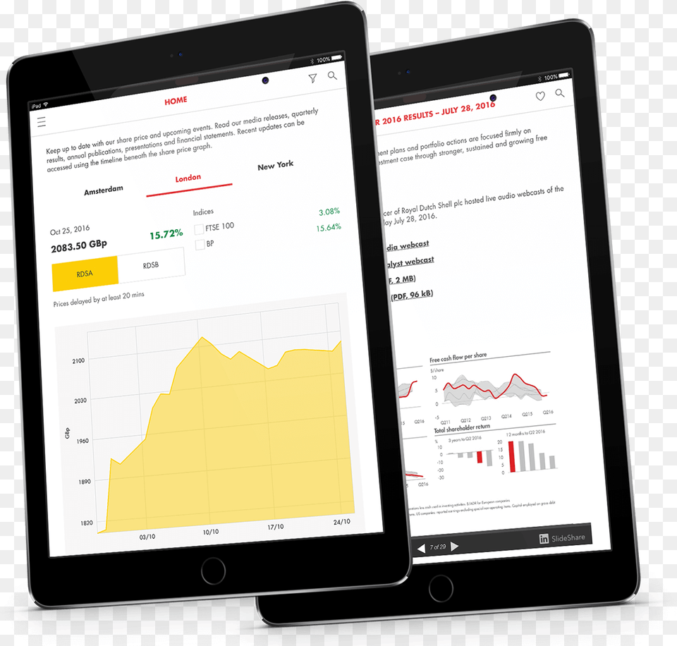 Responsive Web Design For Investor Relations App Tablet Computer, Electronics, Tablet Computer Free Png Download