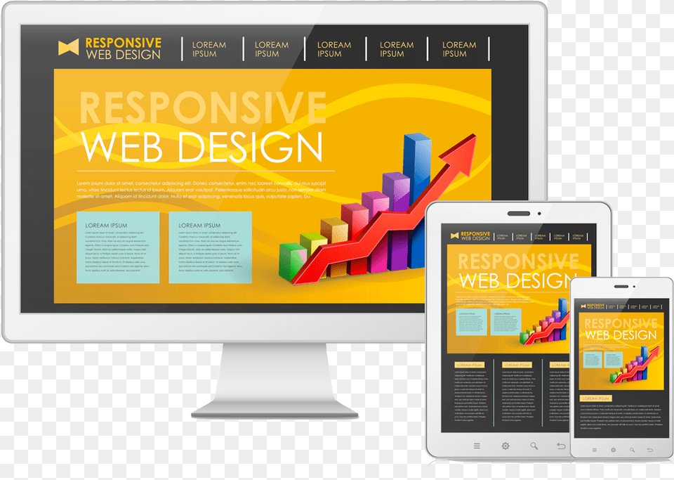 Responsive Website Design Sample Smartphone, Computer, Electronics, Computer Hardware, Hardware Png