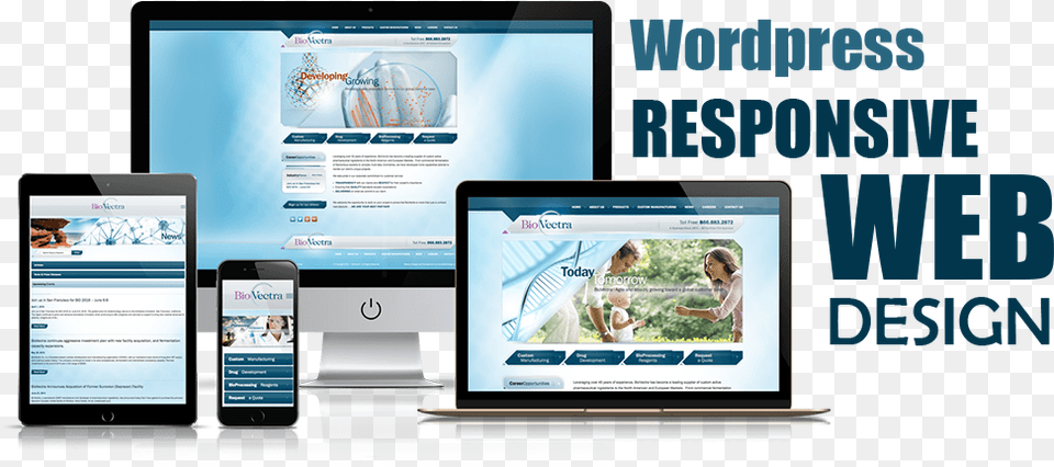 Responsive Wordpress Website Design Online Advertising, Monitor, Computer Hardware, Electronics, Hardware Free Png Download