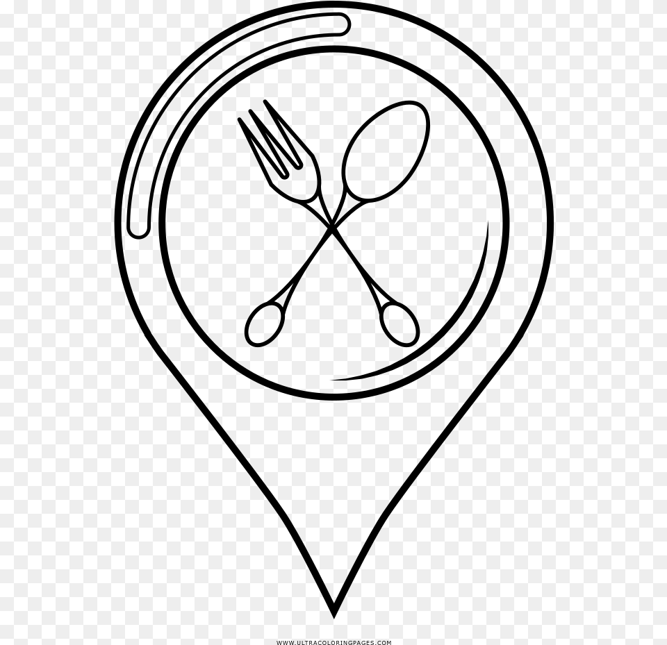 Restaurant Coloring, Gray Free Transparent Png