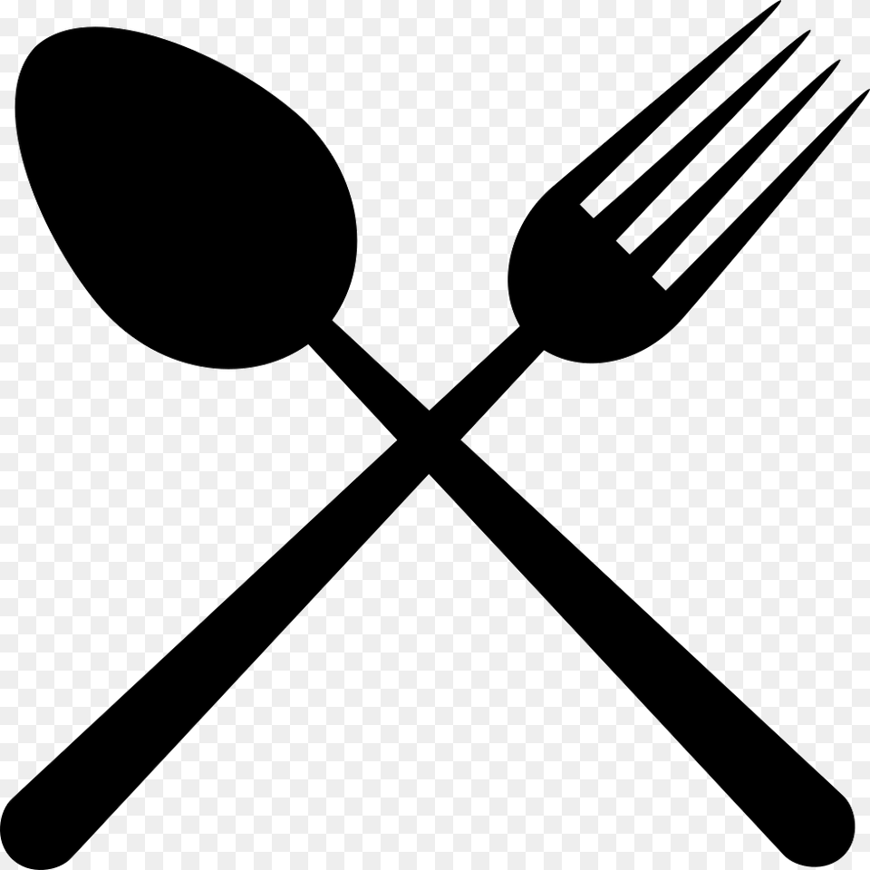 Restaurant Cutlery Symbol Of A Cross Comments Fork And Spoon Clipart, Blade, Dagger, Knife, Weapon Free Transparent Png