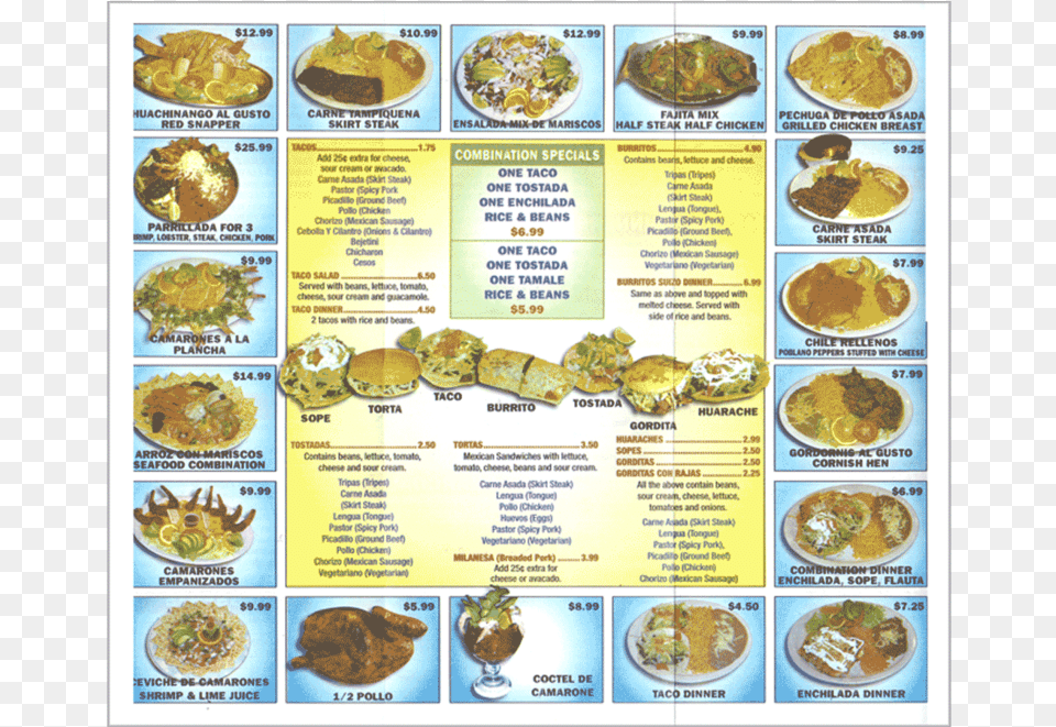 Restaurant El Ranchito Menu, Text Free Png Download