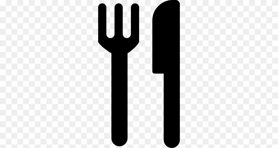 Restaurant Interface Symbol Of Fork And Knife Couple, Cutlery, Smoke Pipe Png