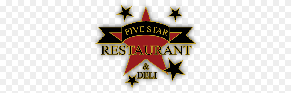 Restaurant Kemptville Five Star U0026 Deli Home Five Star Restaurant Kemptville, Symbol, Star Symbol, Logo Free Png