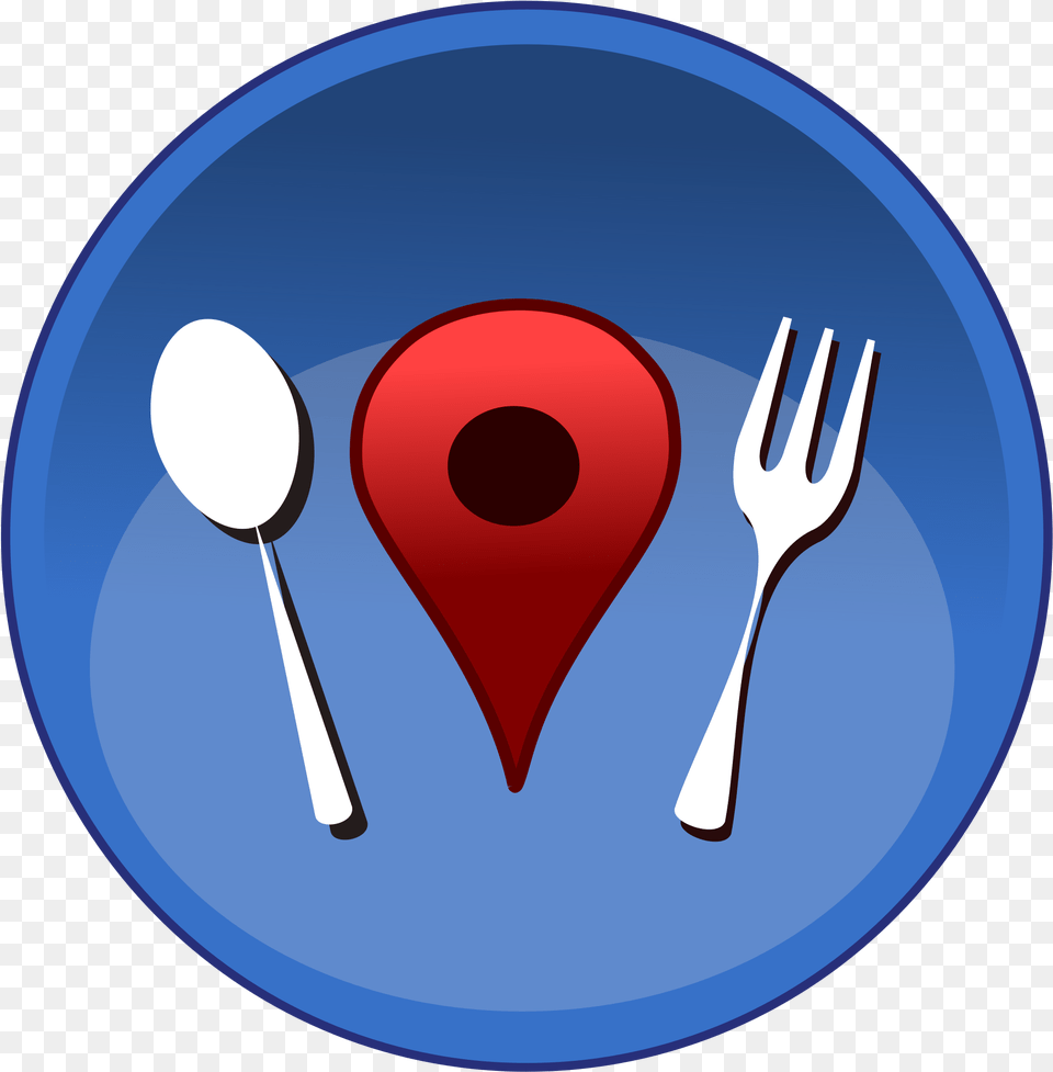 Restaurant Maps Marker Restaurant Location Clipart, Cutlery, Fork, Spoon Free Png