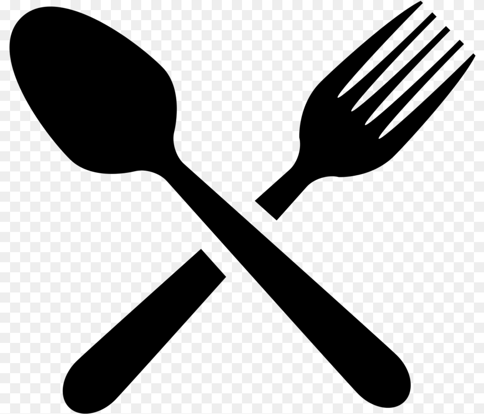 Restaurant Symbol, Gray Free Png Download