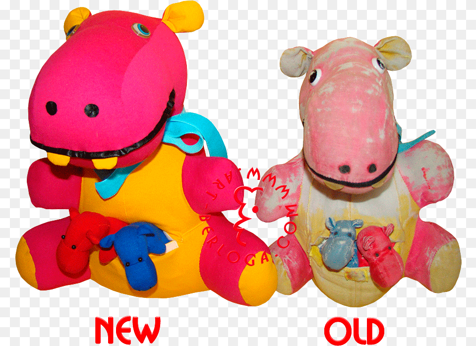 Restoration And Cloning Stuffed Hippo Baby Toys, Plush, Toy, Face, Head Png Image