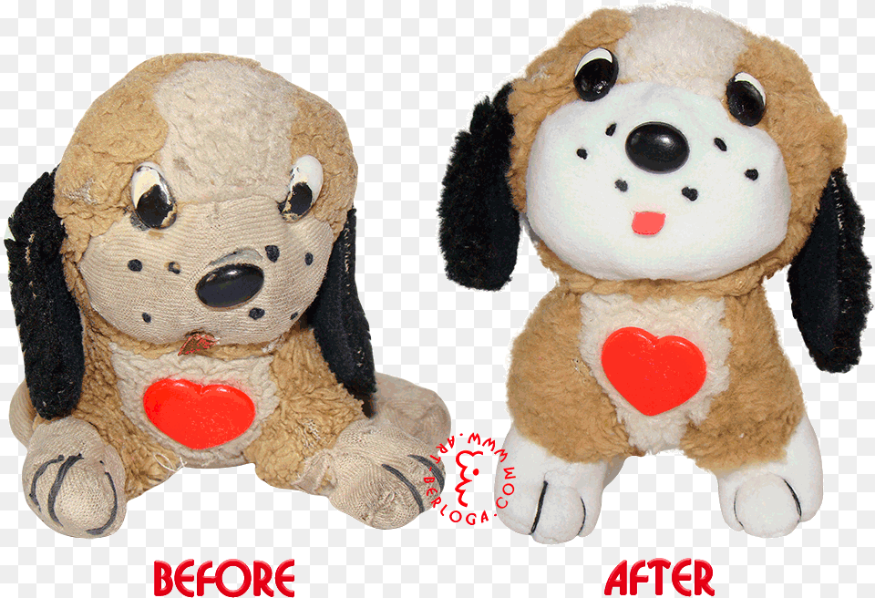 Restoration Of A Small Dog Stuffed Toy, Plush, Teddy Bear Png