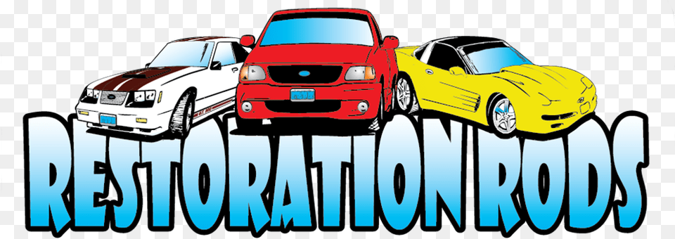 Restoration Rods Logo Ford Motor Company, Car, Vehicle, Coupe, Transportation Png Image