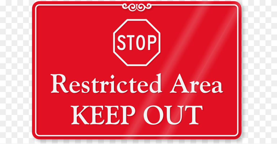 Restricted Area Keep Out Showcase Wall Sign Authorized Personnel Only Restricted Area Sign, Symbol, Road Sign, Text Png