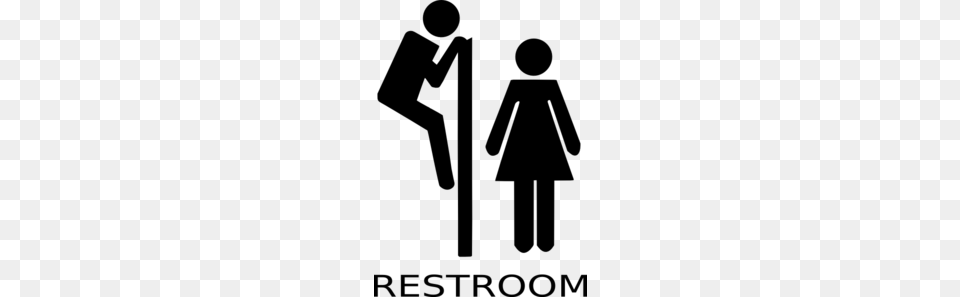 Restroom Clip Art, Gray Png