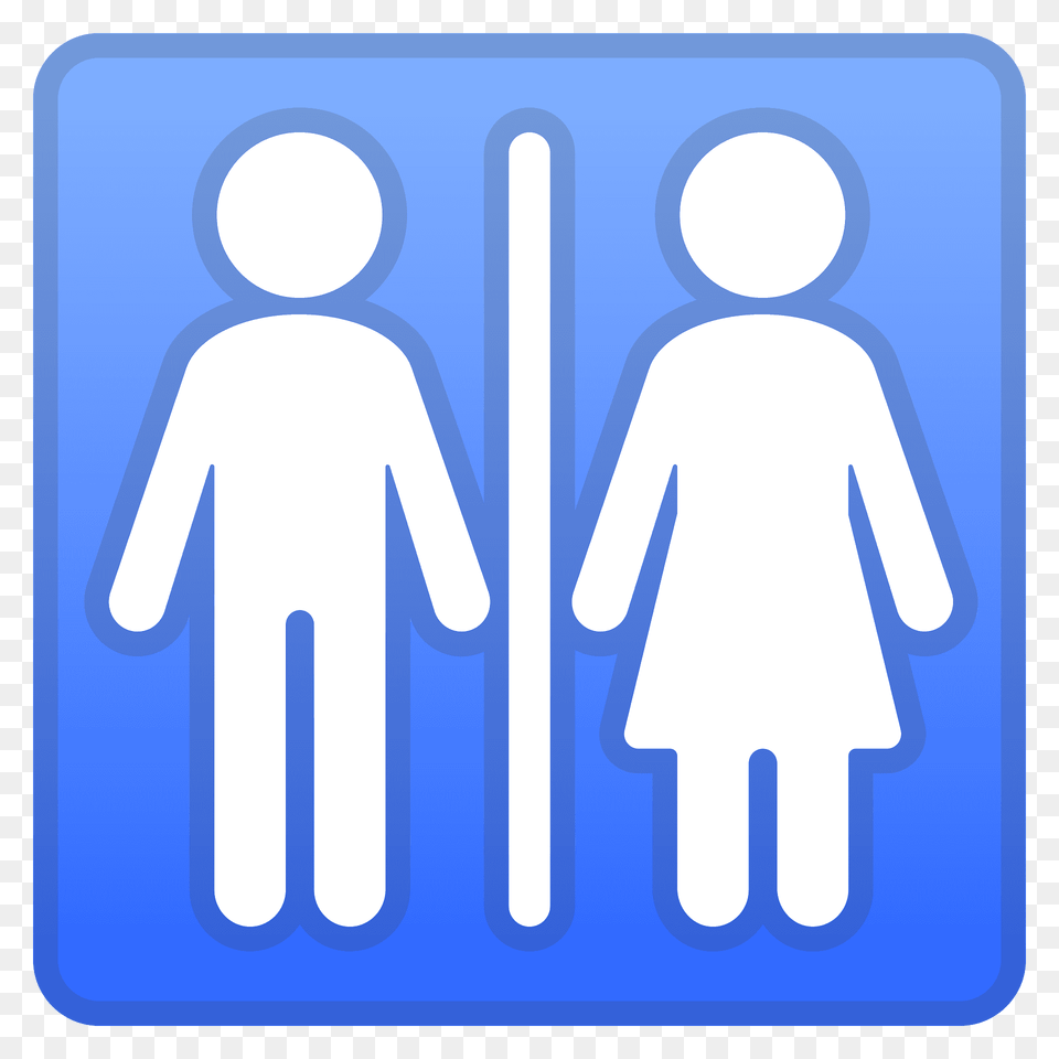 Restroom Emoji Clipart, Sign, Symbol, Road Sign Png Image