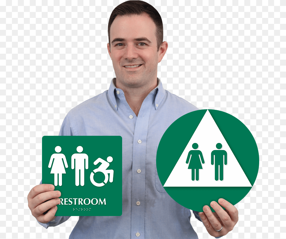Restroom Sign, Clothing, Shirt, Adult, Male Free Png Download