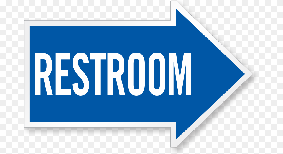 Restroom Sign Left Arrow, Symbol, Road Sign, Logo Png