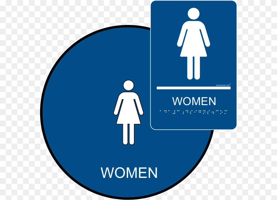 Restroom Signs, Sign, Symbol, Person, Disk Free Png