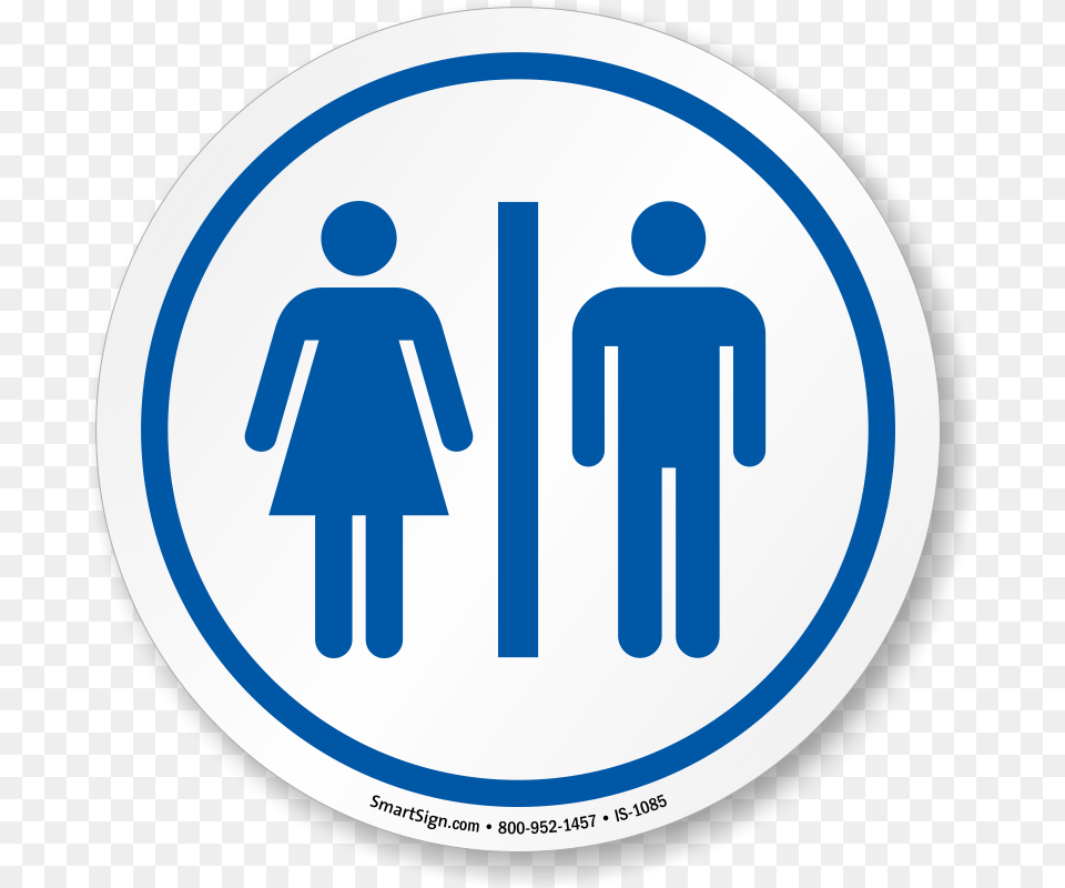 Restrooms Symbol Sign Sku Is, Road Sign Png