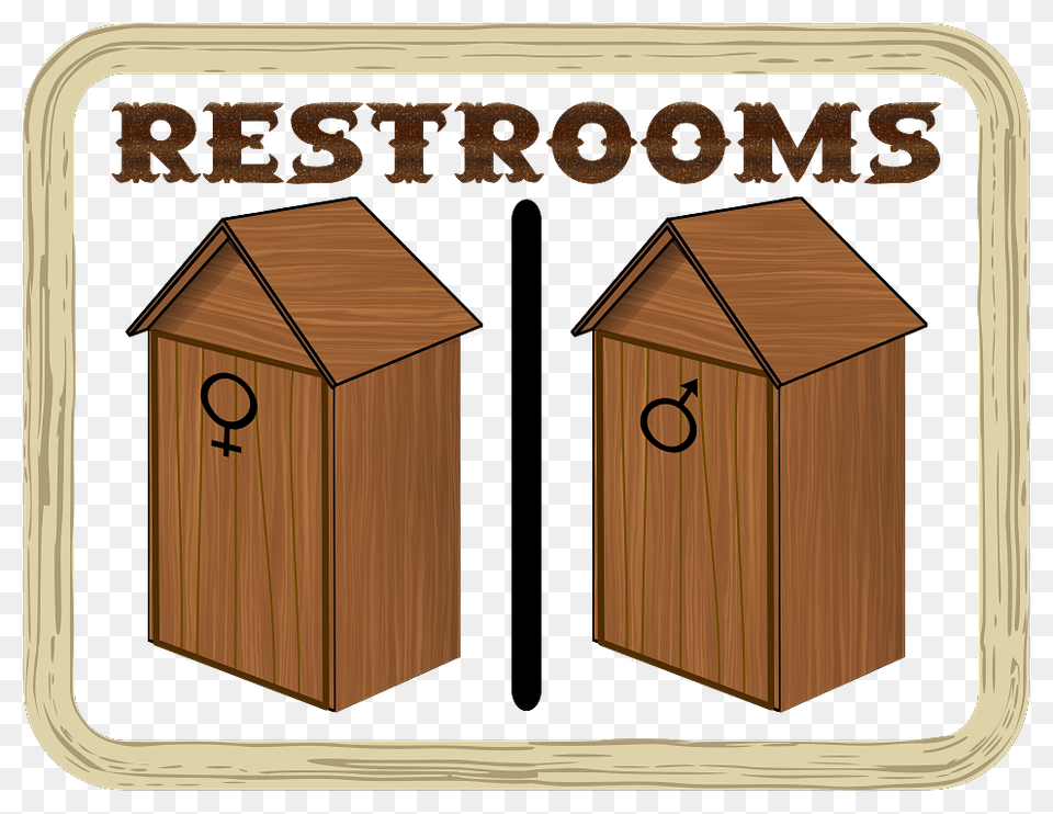 Restrooms Wooden Cubicles, Wood, Mailbox, Outdoors, Architecture Free Transparent Png