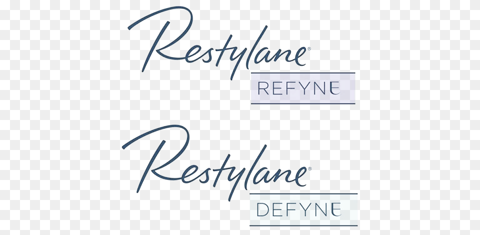 Restylane Lyft And Restylane Defyne Restylane Refyne And Defyne, Handwriting, Text Png Image